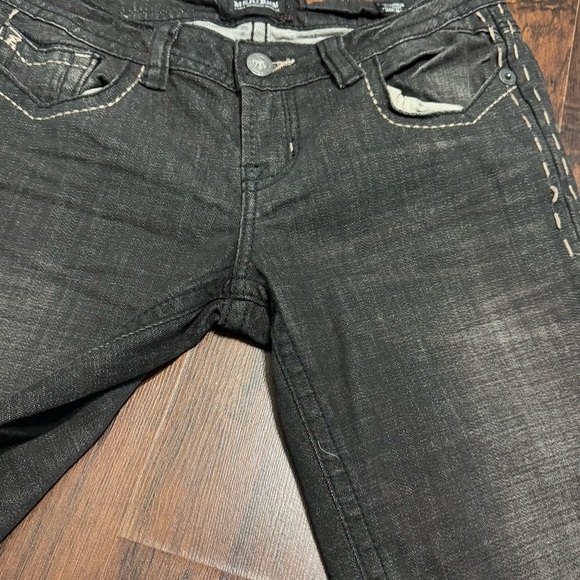 MEK DNM Women's Gray Flared Denim Jeans size 29 - Picture 5 of 16